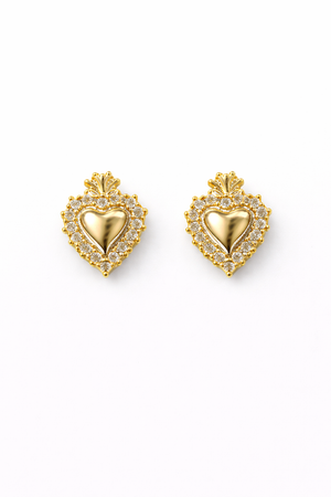Orecchini Cuore Sacro