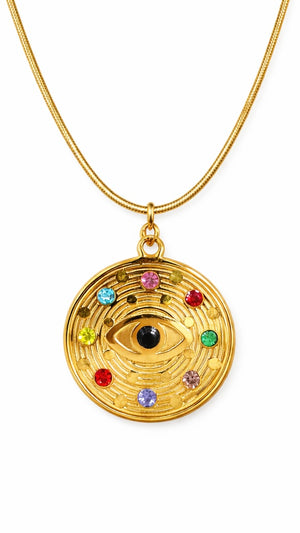 Collana Occhio Mistico Multicolor
