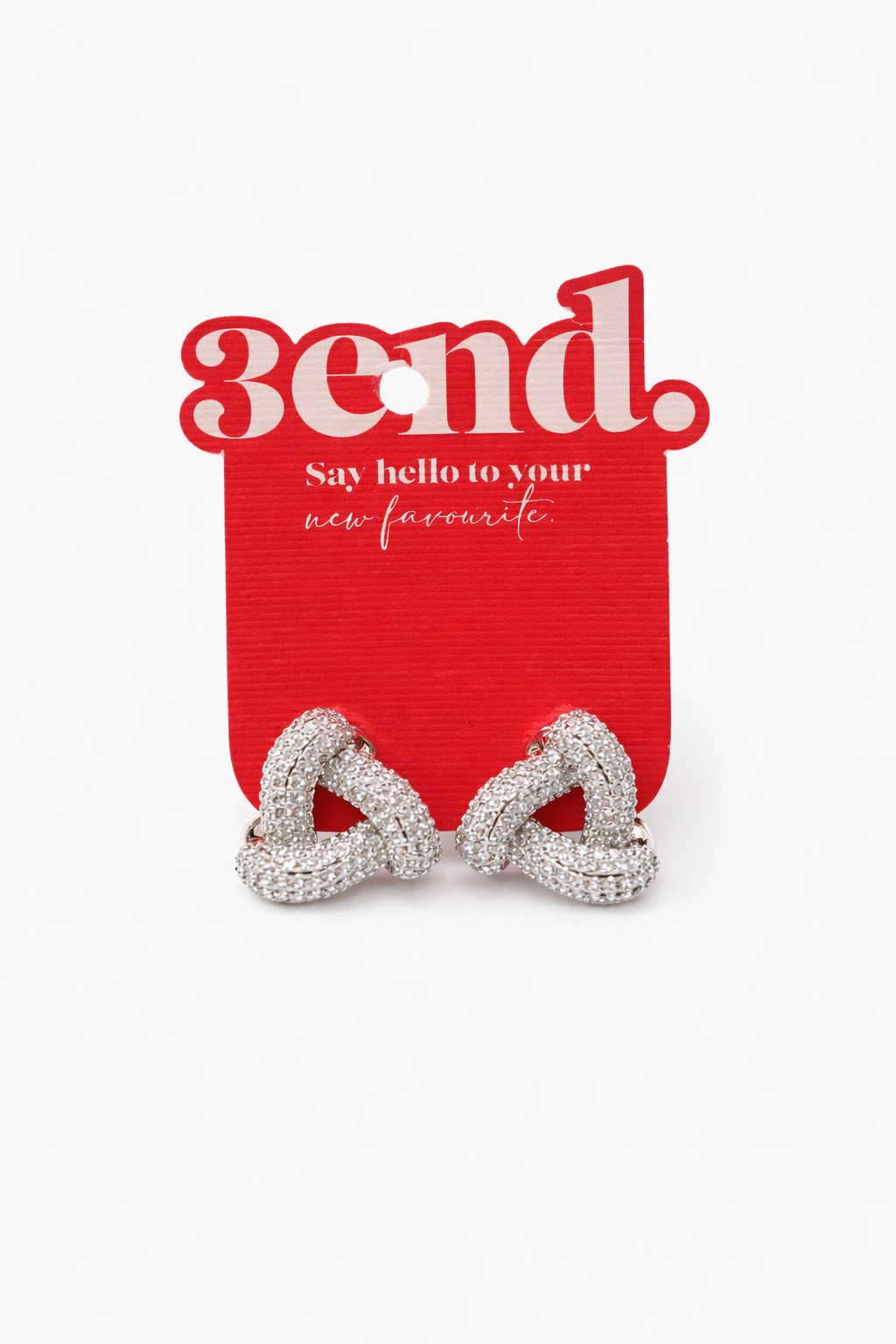 Orecchino Nodo Brillantinati