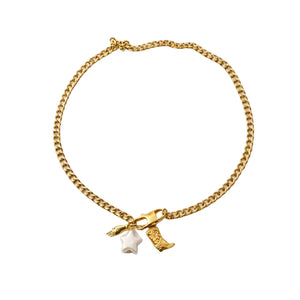 Collana Gancio con 3charm