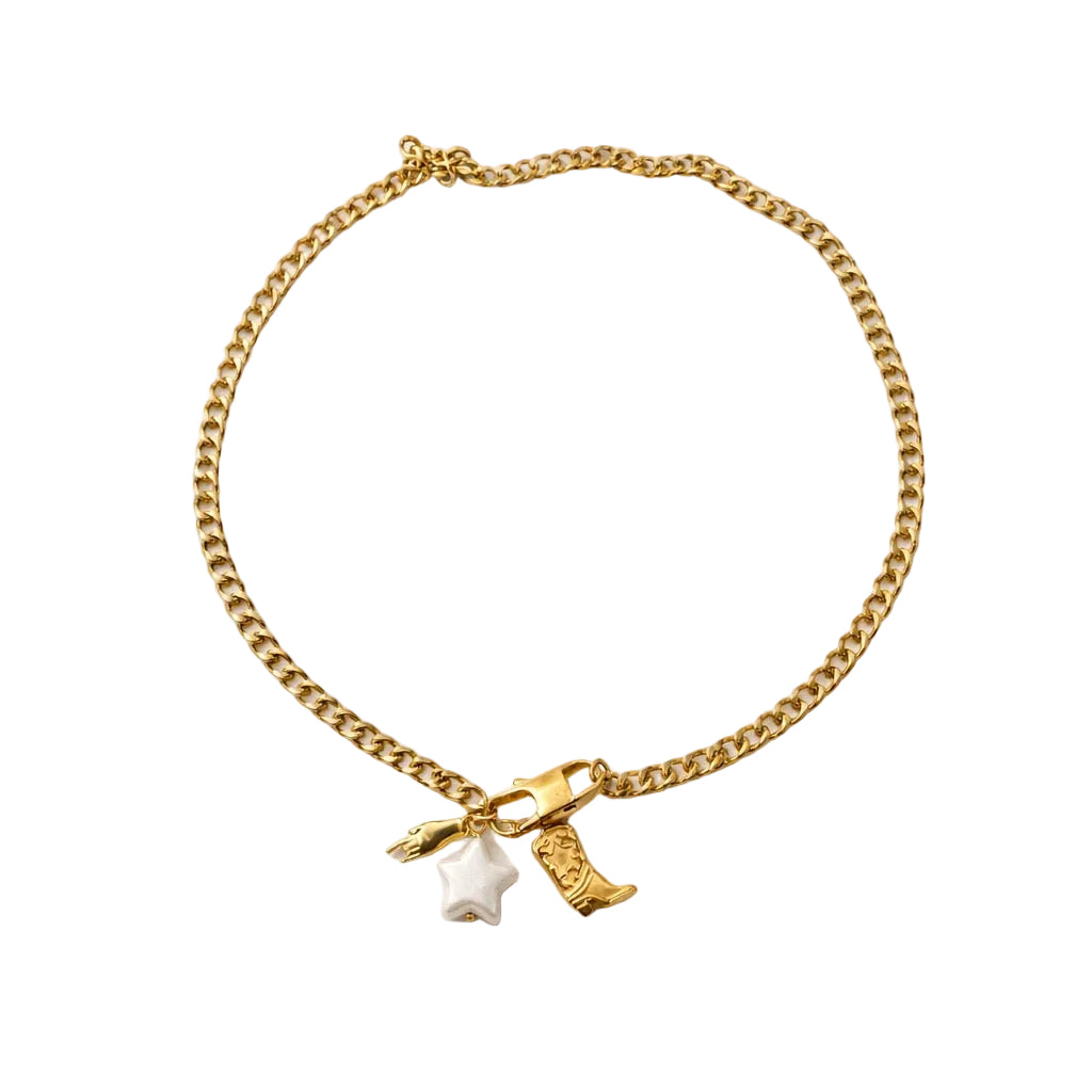 Collana Gancio con 3charm