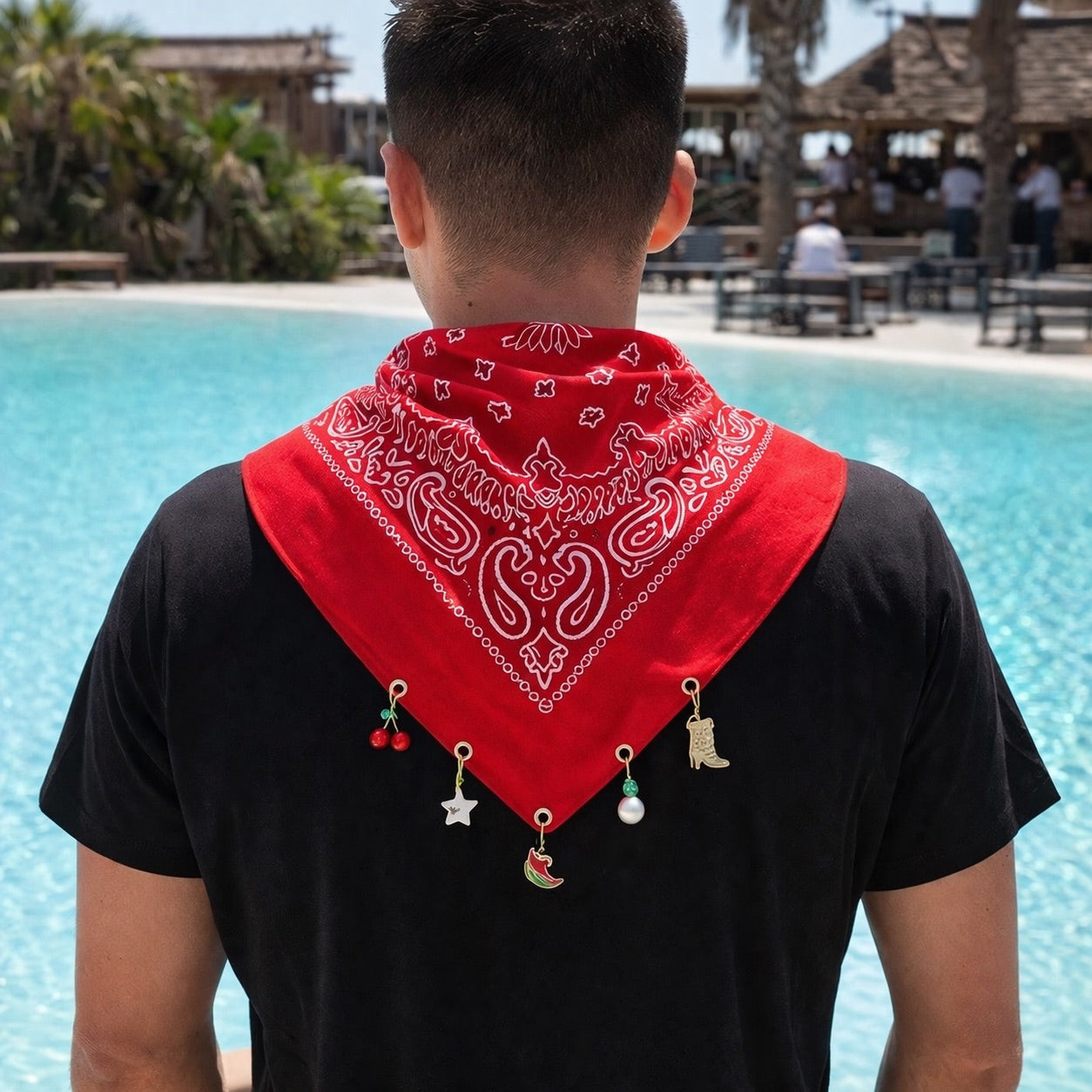 Bandana con Charm – Collo