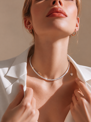 Crystal Line Necklace