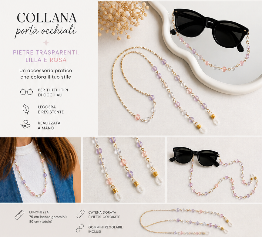 Collanina porta occhiali