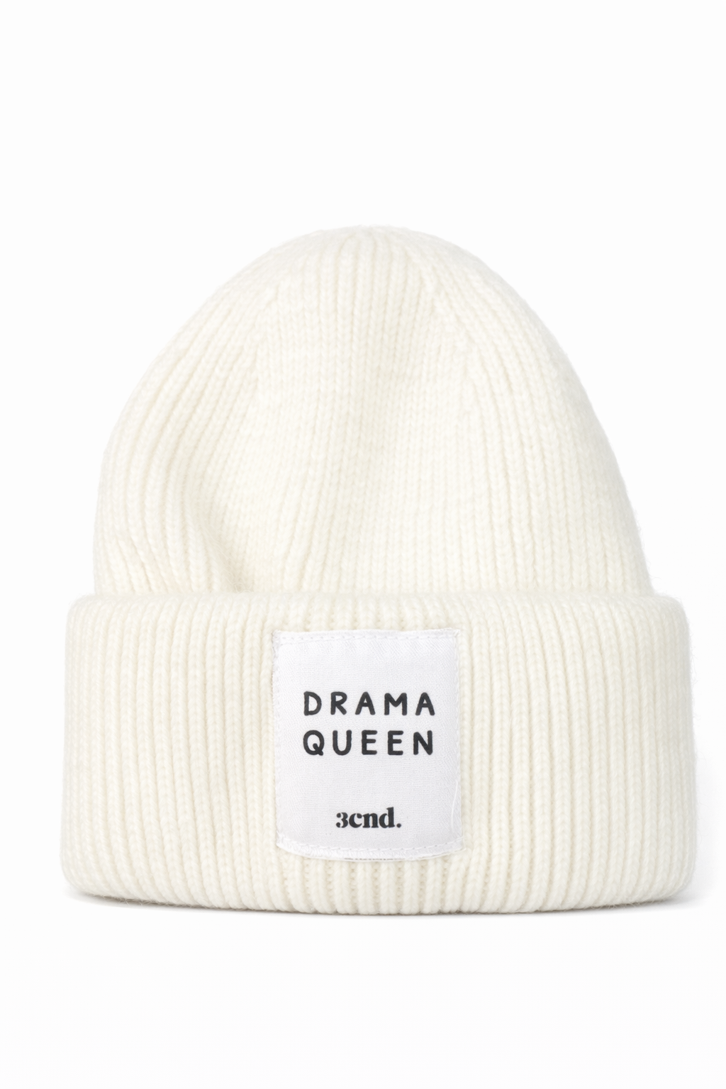 Cappello in lana con scritta