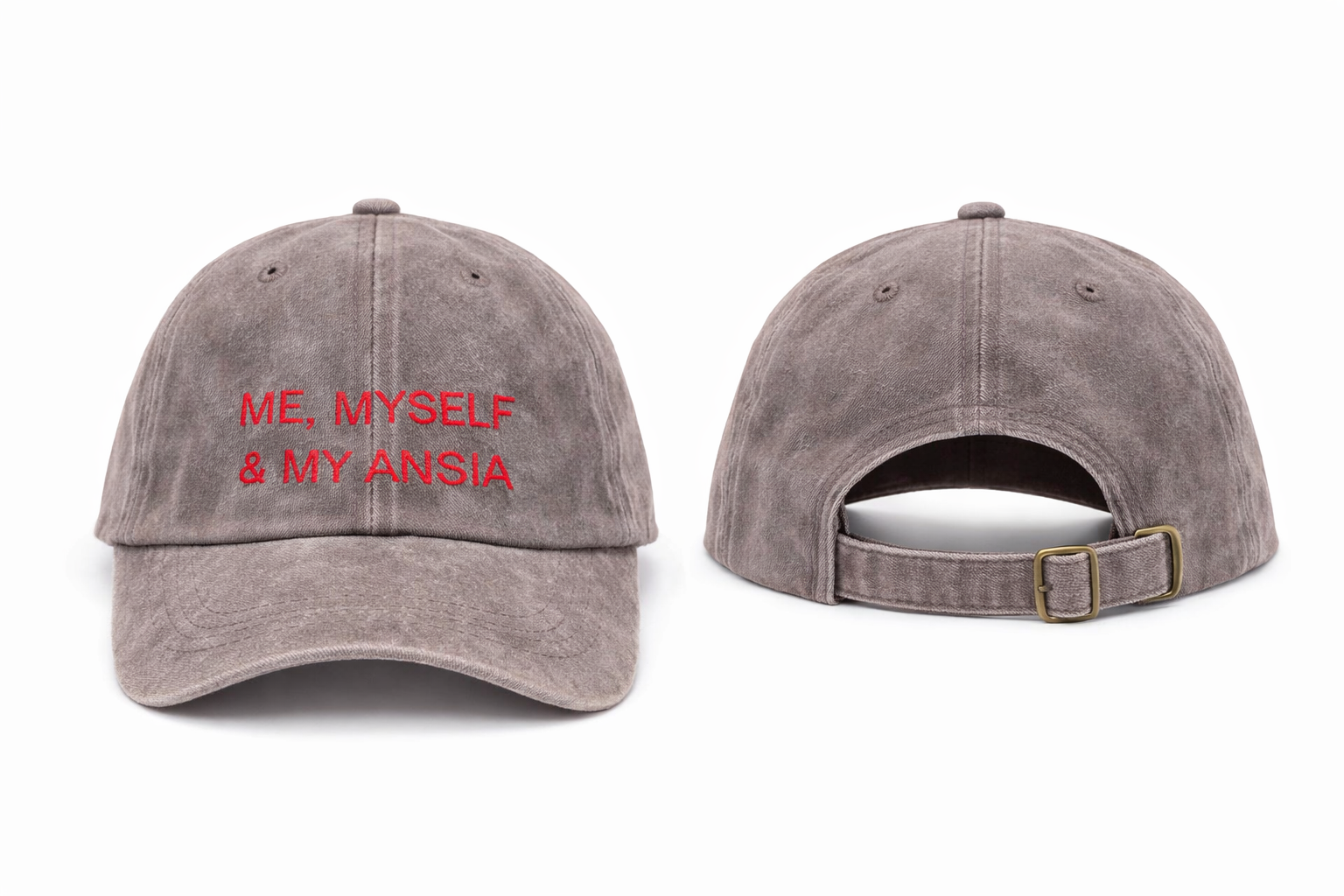 Cappello "ME , MY SELF & MY ANSIA"