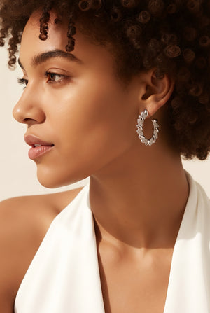 Twist Shine Hoops