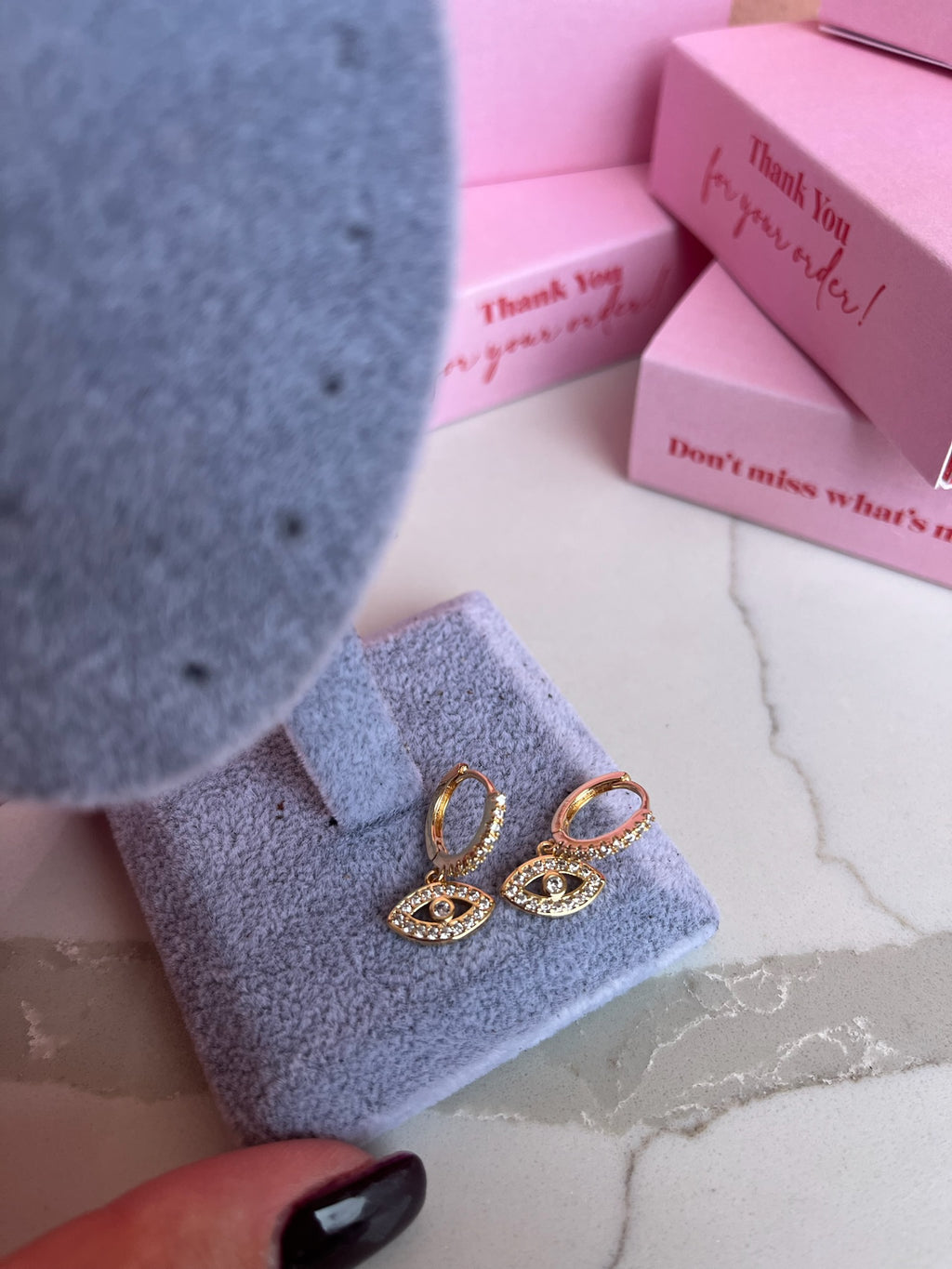 Orecchino Occhio Greco