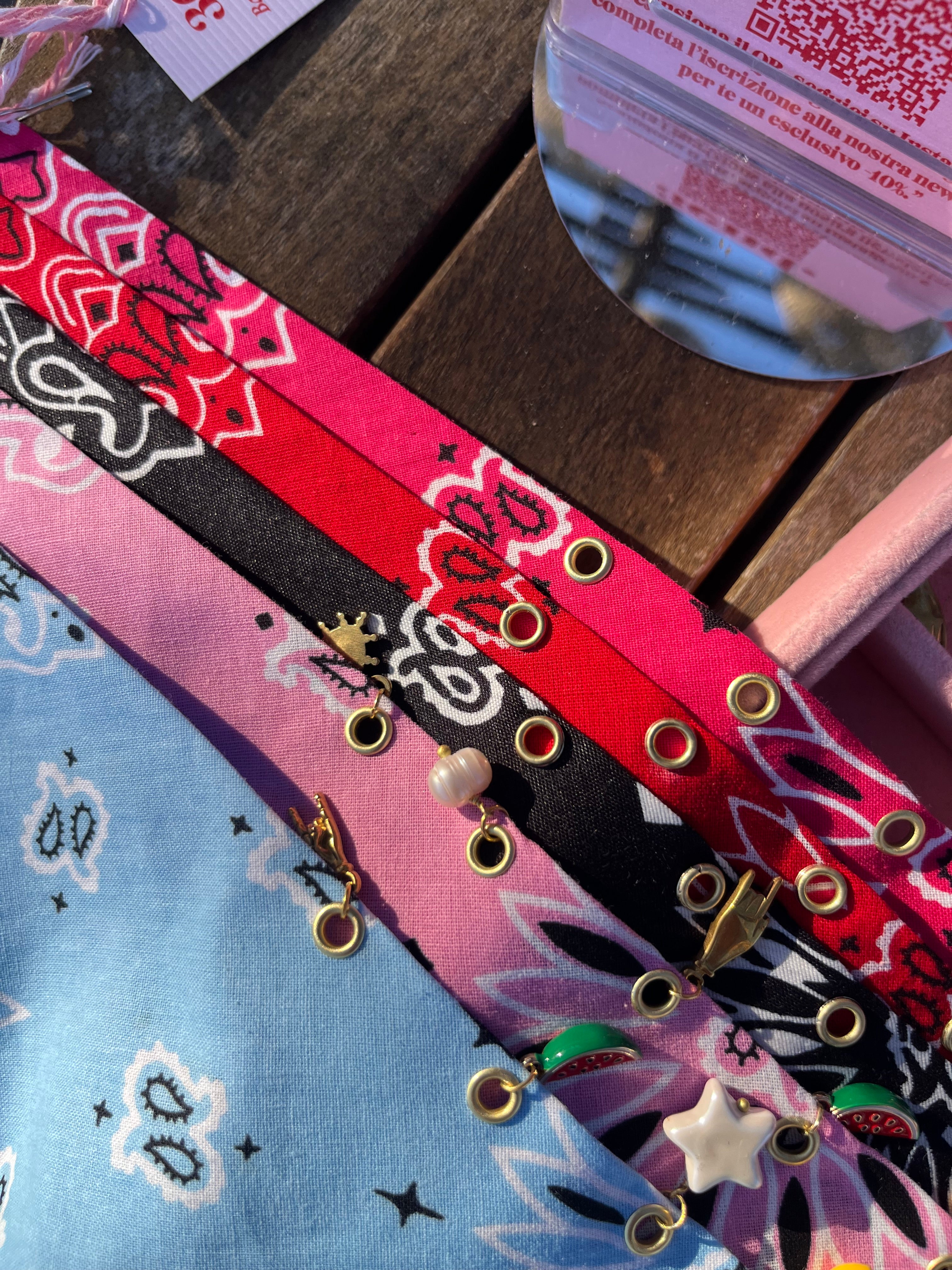 Bandana con Charm – Testa