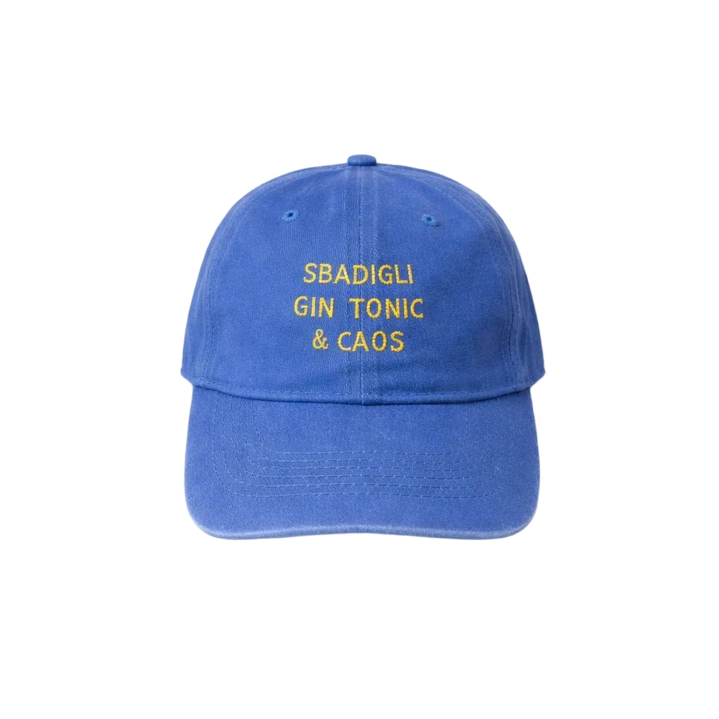 Cappello “SBADIGLI GIN TONIC E CAOS”
