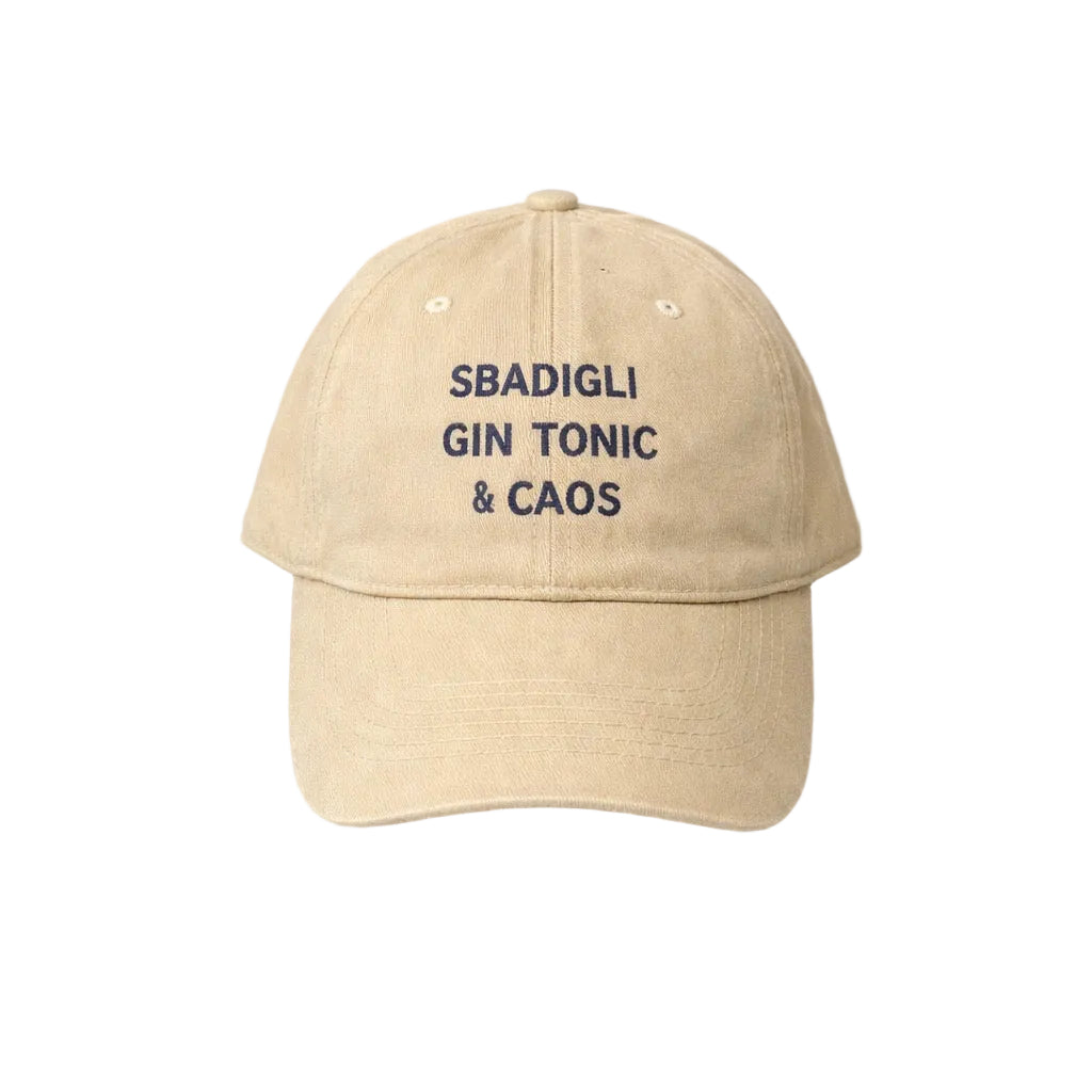 Cappello “SBADIGLI GIN TONIC E CAOS”