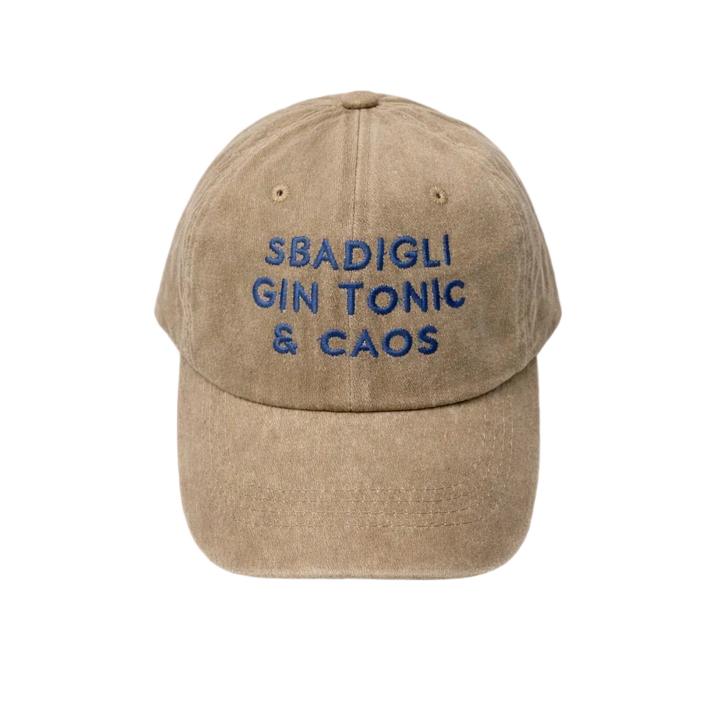 Cappello “SBADIGLI GIN TONIC E CAOS”