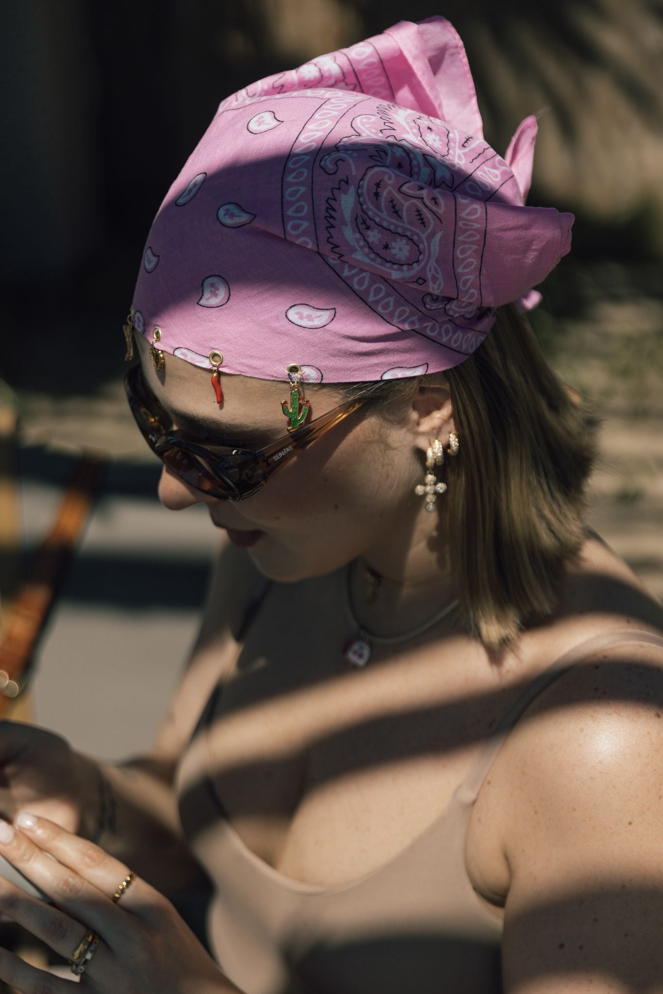 Bandana con Charm – Testa