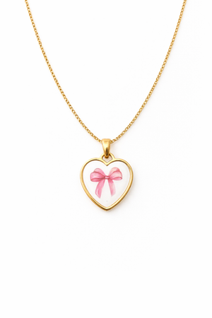 Collana Fiocco Rosa