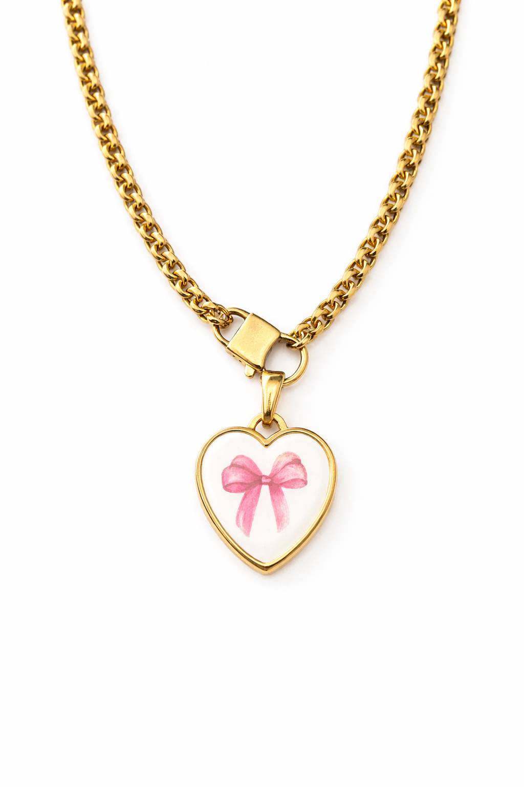Collana Fiocco Rosa