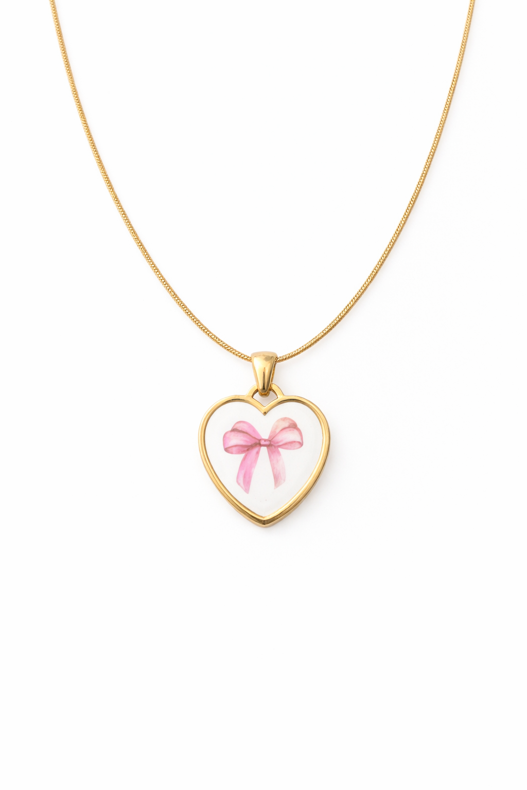 Collana Fiocco Rosa